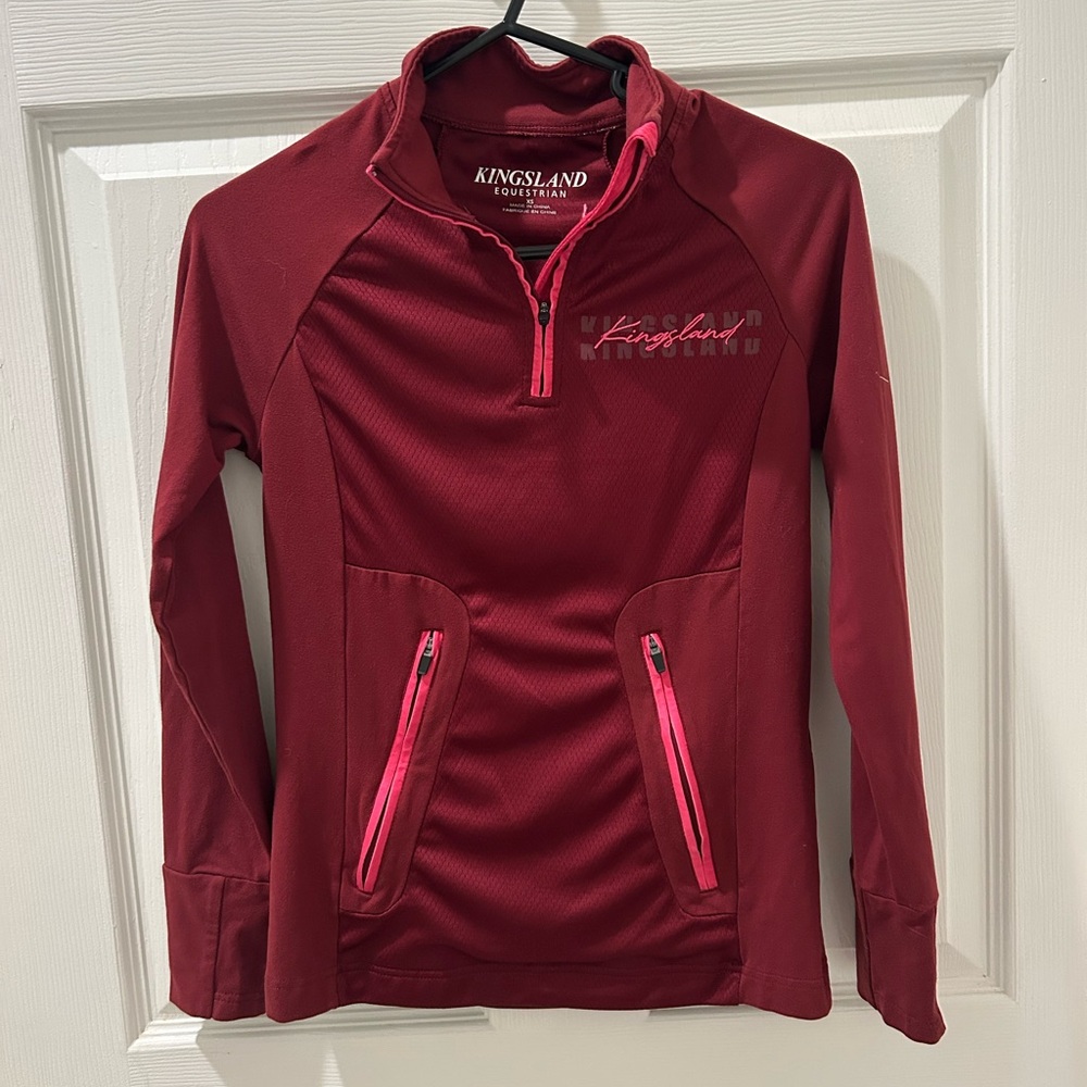 Kingsland Equestrian Red and pink Pullover